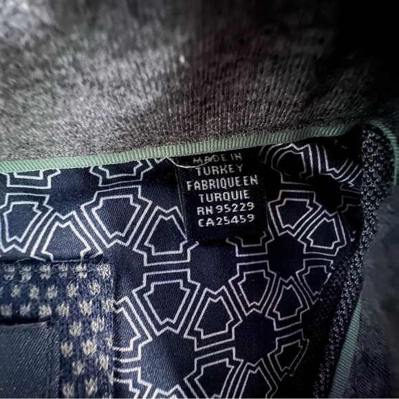 Ted Baker Collar Sweater Pullover Button 100% Cotton Navy Blue Size 5 (XL) - Picture 6 of 9